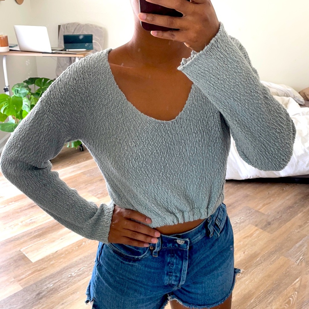 Forever 21 sweater crop top